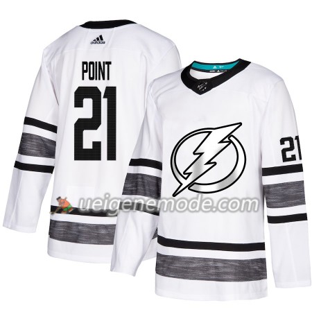 Herren Eishockey Tampa Bay Lightning Trikot Brayden Point 21 2019 All-Star Adidas Weiß Authentic